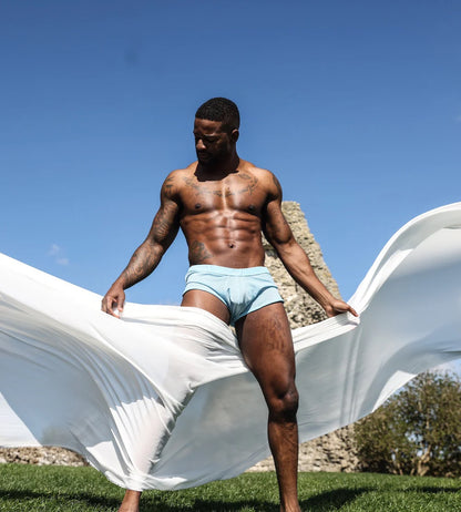 Net Shorts (Breeze Blue)
